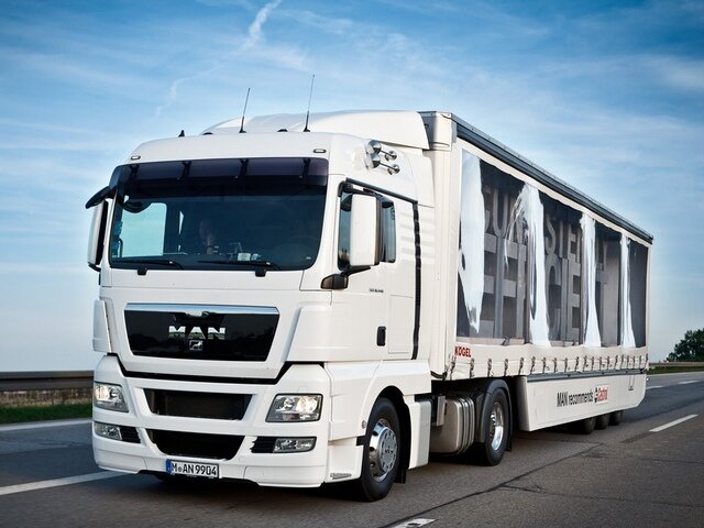 Truck on the highway